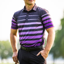 Load image into Gallery viewer, Gradient with Purple Fading Stripes