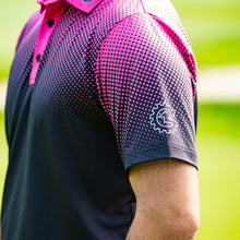 Load image into Gallery viewer, Black Fade with Pink Dots