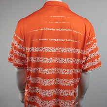 Load image into Gallery viewer, Orange Gradient with White Bubble Stripes