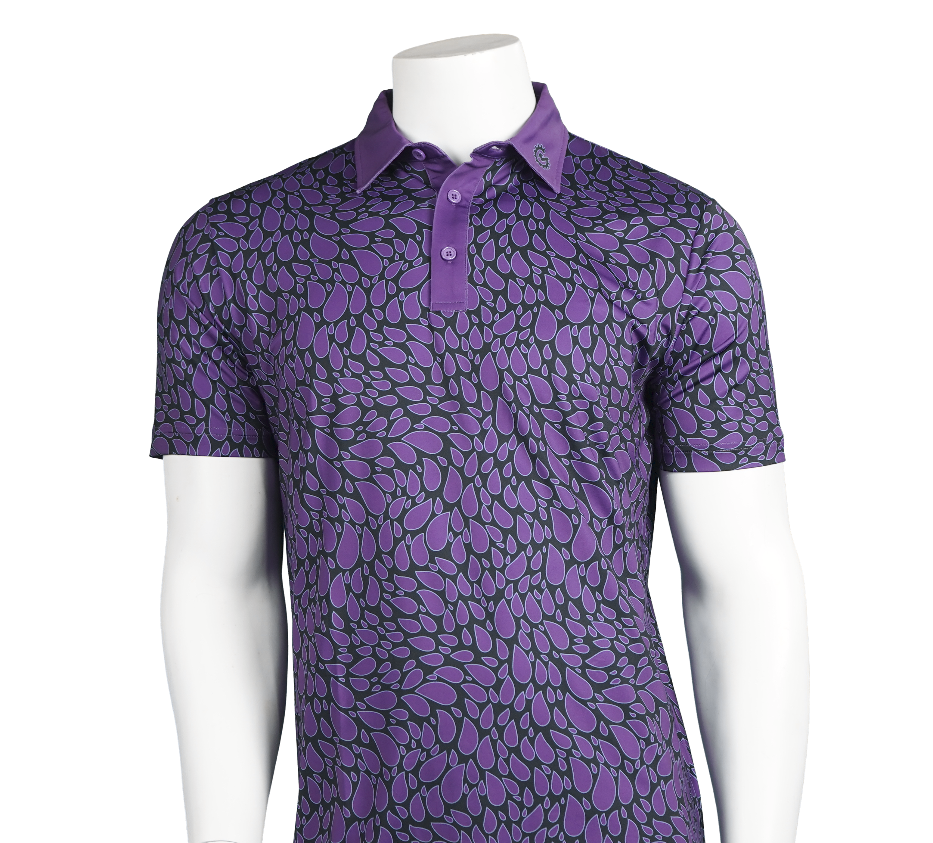 Purple online drip shirt